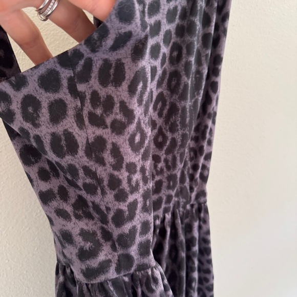 Trashy Diva Gray Leopard Mini Fit and Flare Party Dress 2 - Picture 3 of 10